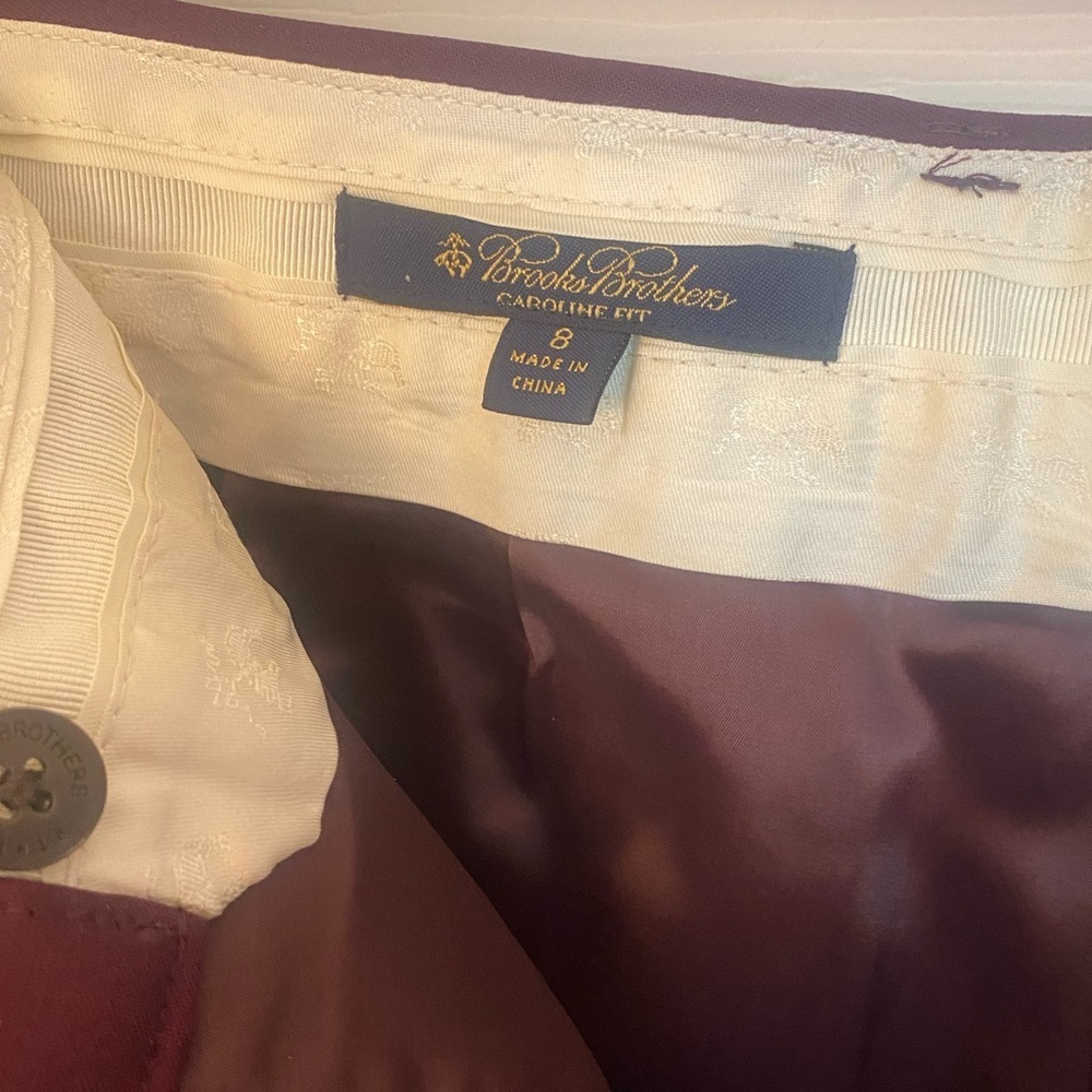 Brooks Brother burgundy pants - Picture 3 of 4